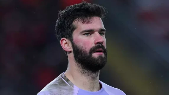 Alisson set to be sidelined for Liverpool's next five matches due to injury