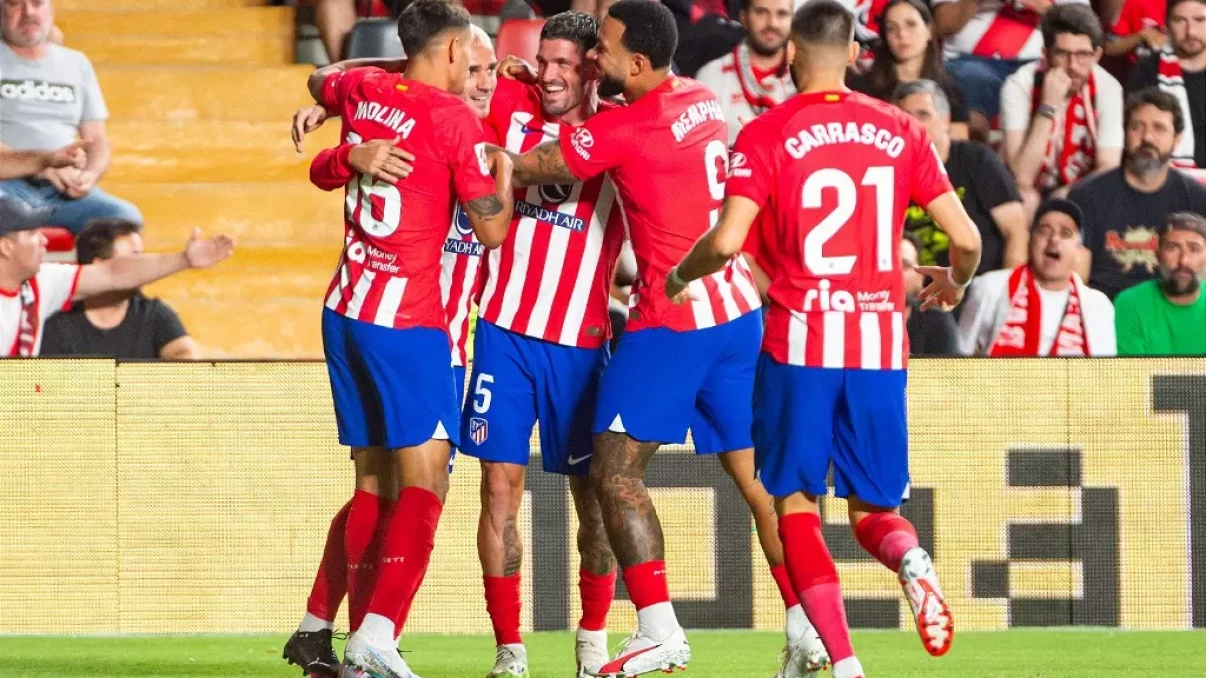 Atletico Madrid crush Rayo Vallecano to secure second place in La Liga