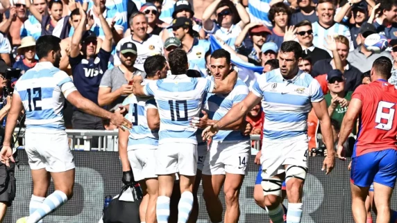 Rugby World Cup: Argentina thrash Chile to keep quarter-final hopes alive