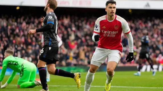 Gabriel Martinelli's late brace seal dominant Arsenal victory over Palace