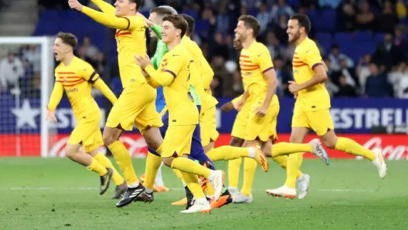 Barcelona crowned LaLiga champions after beating neighbours Espanyol