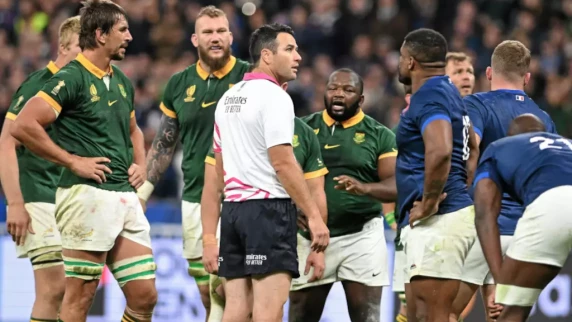 Ben O'Keeffe returns to referee Boks' Rugby World Cup semi-final against England