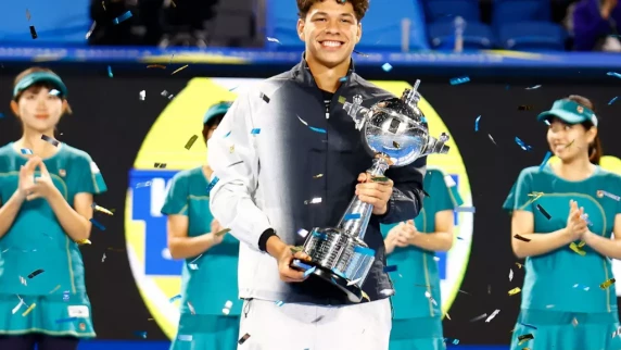 Ben Shelton beaming as he wins maiden ATP Tour title at Japan Open