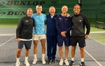 Boris Becker joins Holger Rune's team