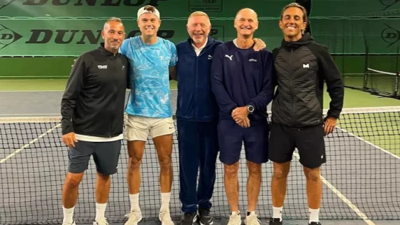 Boris Becker returns to tennis to coach rising star Holger Rune