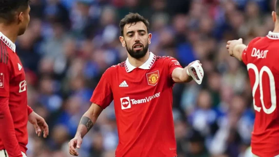 Bruno Fernandes insists Man Utd's season is positive rather than successful