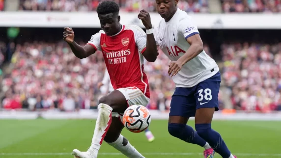 Ange Postecoglou believes Destiny Udogie came out on top in Bukayo Saka duel in North London derby