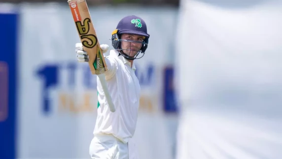 Stirling and Campher hit centuries as Ireland set record total in Sri Lanka Test