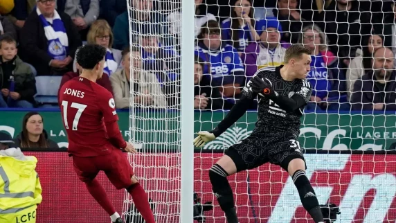 Curtis Jones inspires Liverpool to leave Leicester on the brink
