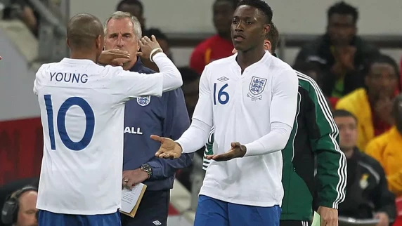 Danny Welbeck booed by his family