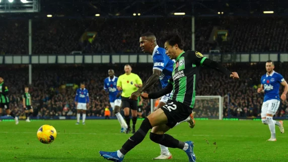 Brighton earn point at Everton after late Ashley Young own goal