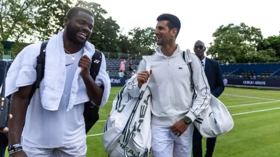 Novak Djokovic defeats Frances Tiafoe at Giorgio Armani Tennis Classic