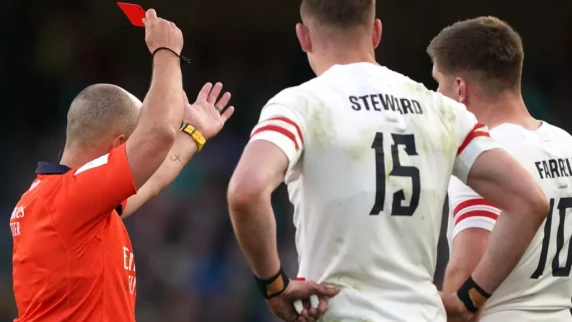 Freddie Steward's red card against Ireland overturned