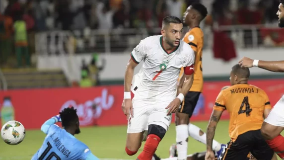 Morocco advance to Africa Cup of Nations Round of 16 as Hakim Ziyech fires winner