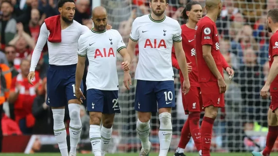 Tottenham's Harry Kane admits to team struggles following Liverpool loss