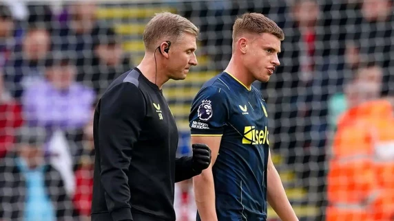 Newcastle to be without injured Harvey Barnes for months