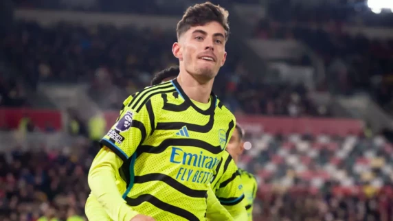 Kai Havertz fires Arsenal to top of Premier League in win over Brentford