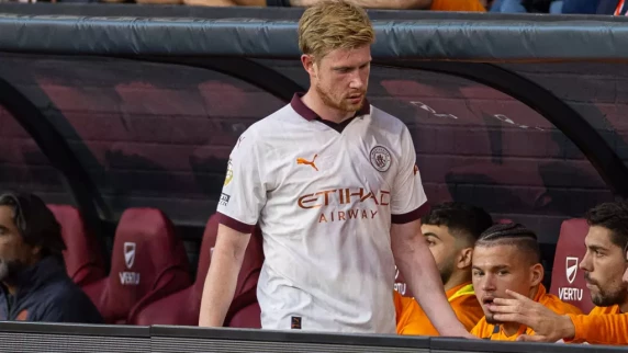 Kevin De Bruyne out for 'three to four months', says Man City boss Pep Guardiola