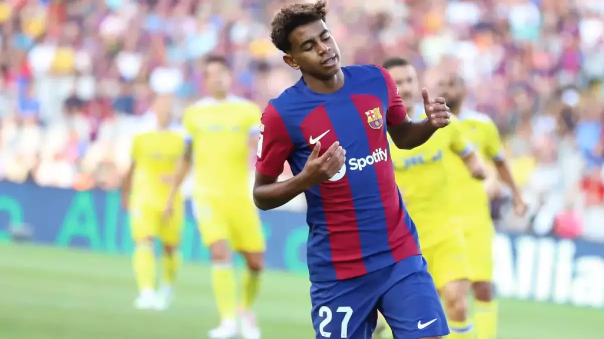 Yamine Lamal becomes youngest ever to start for Barcelona in Cadiz encounter