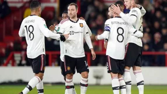 Man Utd march towards Wembley with big first-leg win at Nottingham Forest