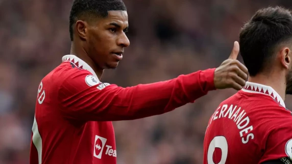 Marcus Rashford back in training in boost to Manchester United's top-four hopes