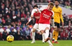 Arsenal open up four-point lead at the top of the table after seeing off Wolves
