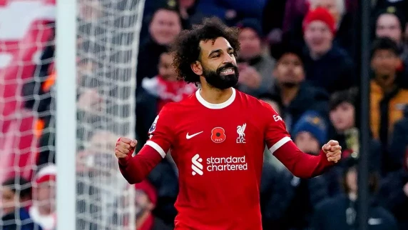 Mohamed Salah double as Liverpool brush aside Brentford