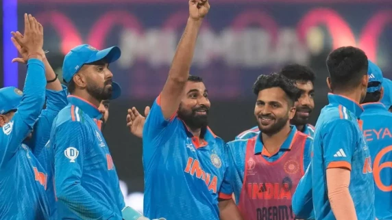 India crush Sri Lanka to reach Cricket World Cup knockout stages