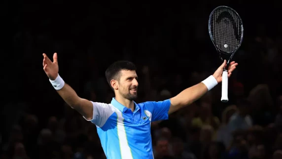 Novak Djokovic marches into Paris Masters final after nervy affair against Andrey Rublev