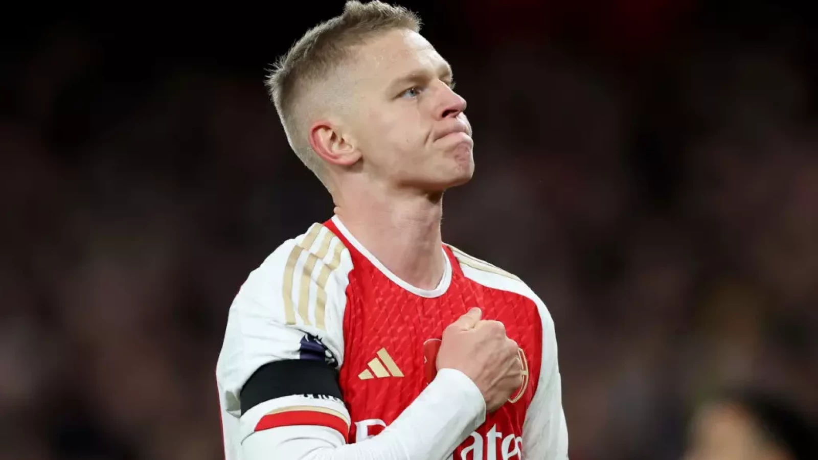 Oleksandr Zinchenko stars as Arsenal beat Burnley to draw level with ...