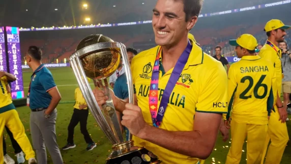 Pat Cummins basking in the glory of Australia's record sixth Cricket World Cup title