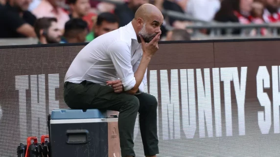 Pep Guardiola will sit out two Manchester City games after undergoing back surgery