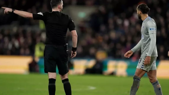 Everton's Sean Dyche wants VAR overhaul after controversial red card in FA Cup