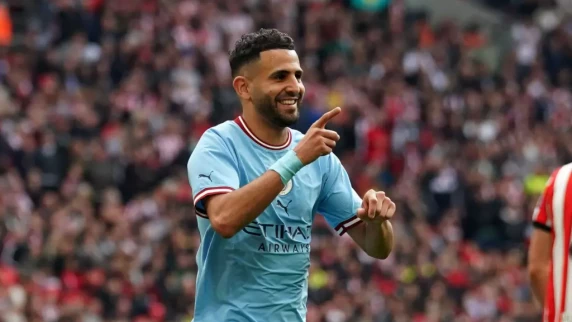 Riyad Mahrez hat-trick sends Manchester City into FA Cup final