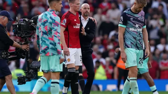 Crazy finish at Man Utd as McTominay's stoppage-time double downs Brentford