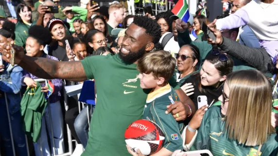 Springboks given rousing send-off as they embark on World Cup journey