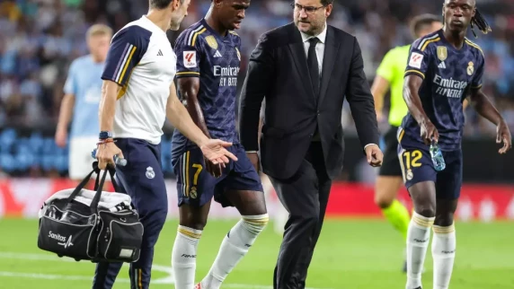 Vinicius Jr facing lay-off after hamstring injury