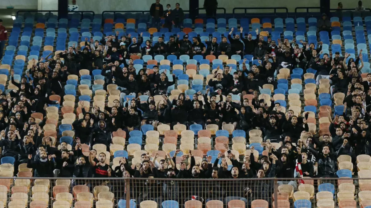 Zamalek president wants to ban fans who formed 'angry face' emoji