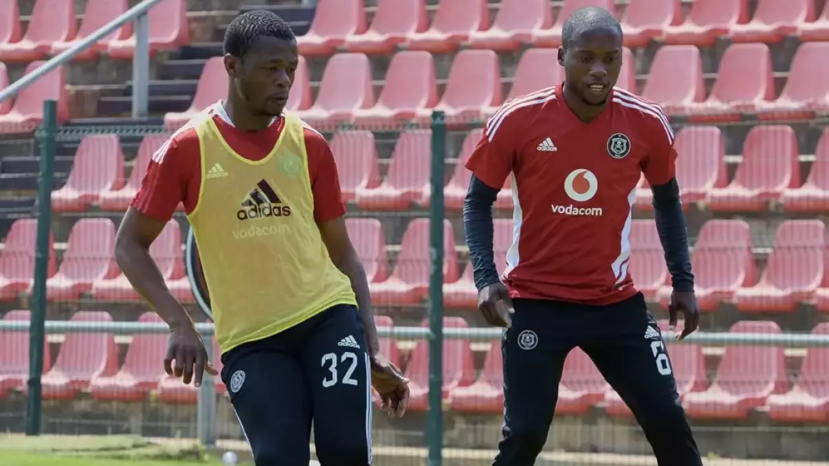 Update provided as Mabena trains with Pirates