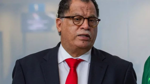 Danny Jordaan and Desiree Ellis wish the Springboks well in Rugby World Cup final against New Zealand