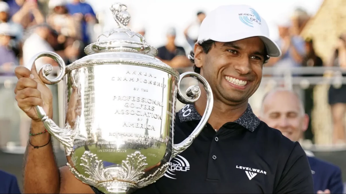 Aaron Rai becomes first Englishman to win PGA Championship in over 100 years Aaron Rai becomes first Englishman to win PGA Championship in over 100 years