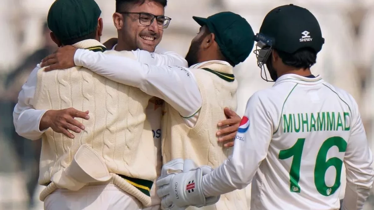Spinner Abrar Ahmed's seven-wicket haul helps put Pakistan on top against England