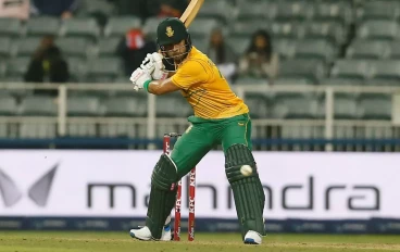Aiden Markram batting during the 3rd KFC T20 International match between South Africa and West Indies at DP World Wanderers Stadium on March 28, 2023