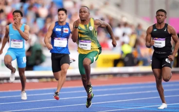 SA sprinter Akani Simbine