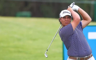 South African golfer Aldrich Potgieter during the 2024 Nedbank Golf Challenge