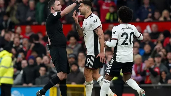 Fulham's Mitrovic and Silva hold talks with referee Kavanagh