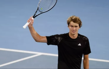 Alexander Zverev at the Australian Open - Jan 2023