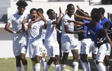 Amajita celebrate after winning the COSAFA U20 Championship