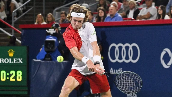 Andrey Rublev knocks world number one Jannik Sinner out of Canadian Open