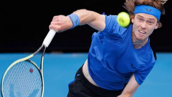 Australian Open: Andrey Rublev powers past Dan Evans and into fourth round